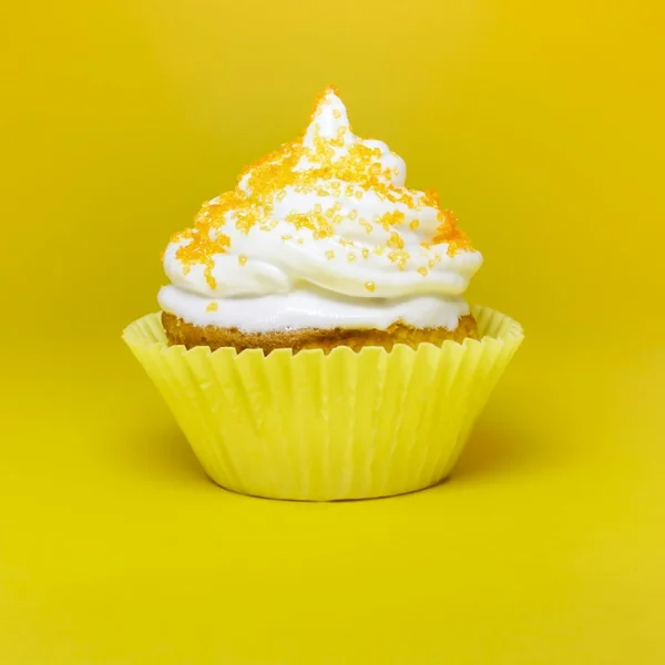 Gourmet frosted cupcake